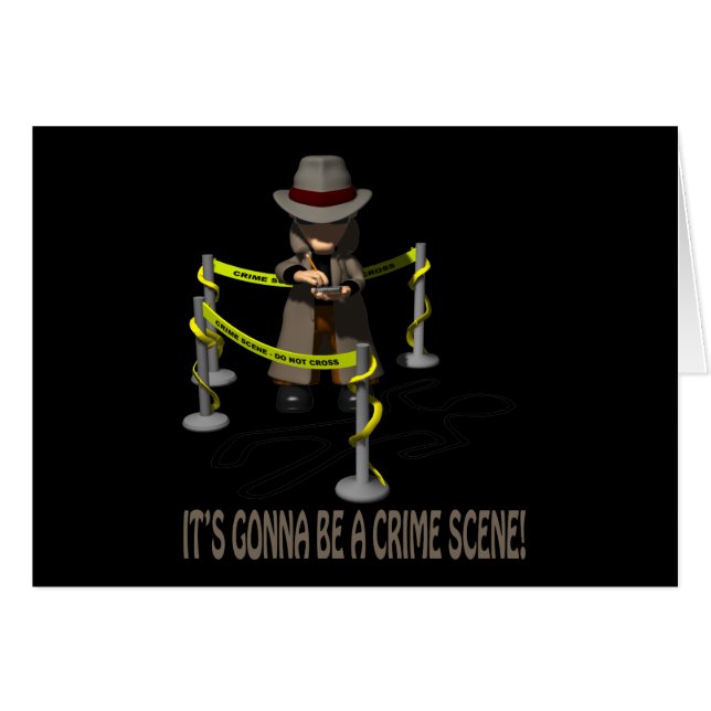 Va a ser una escena del crimen (Anverso (Horizontal))