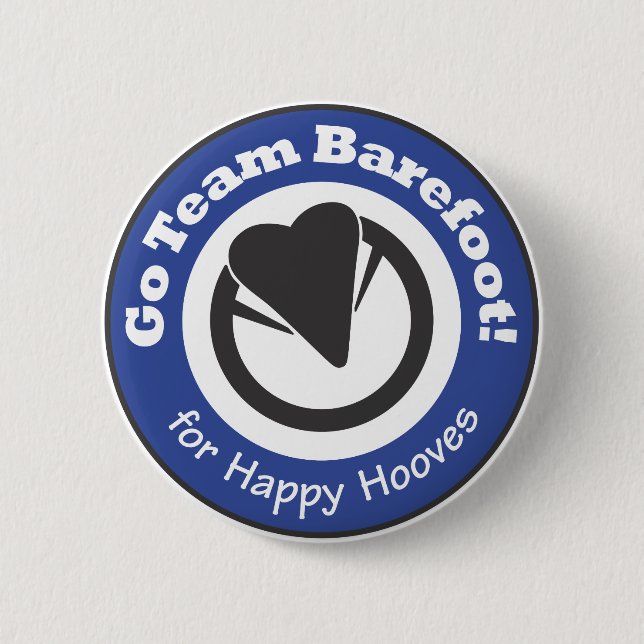 ¡Va el equipo descalzo! Botón (Anverso)