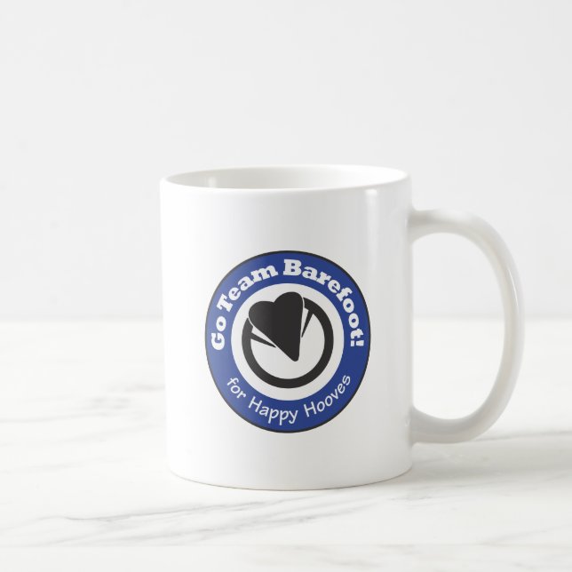 ¡Va el equipo descalzo! Taza (Derecha)