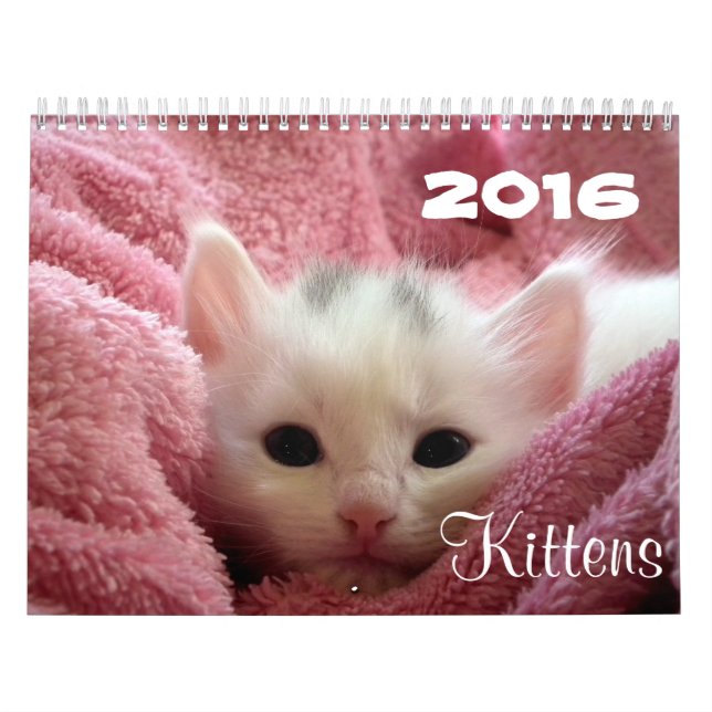 Va el ~ lindo va calendario de los gatitos 2016 (Tapa)