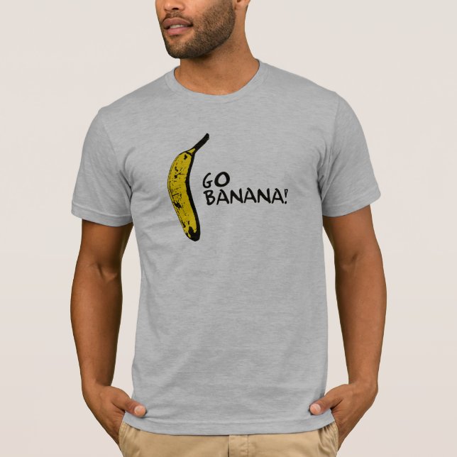 ¡Va el plátano! Camiseta (Anverso)