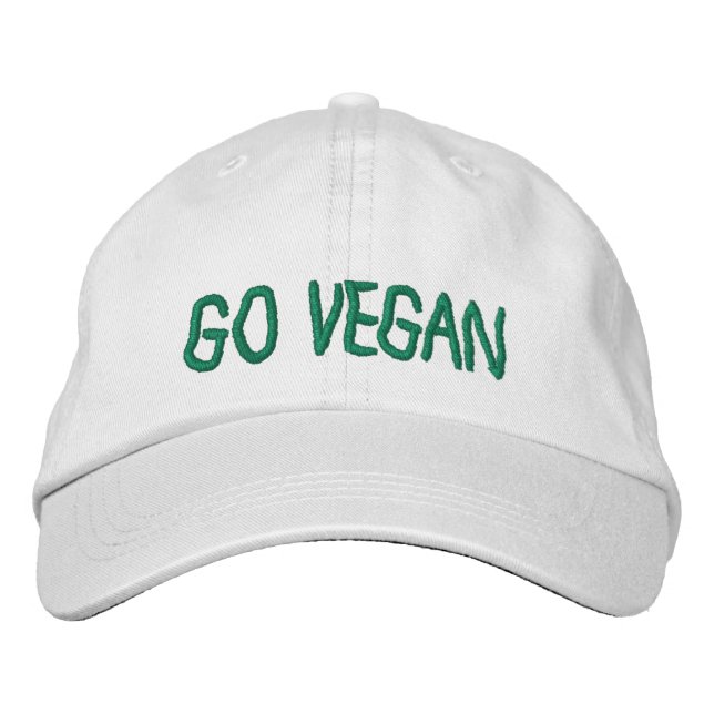 Va el vegano - gorra de béisbol (Anverso)