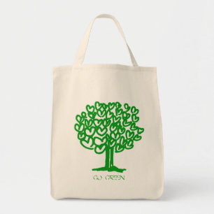 Va la bolsa de asas orgánica verde del