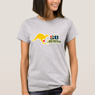 Va la camiseta de las señoras del canguro del