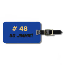 Va la etiqueta del equipaje de Jimmie