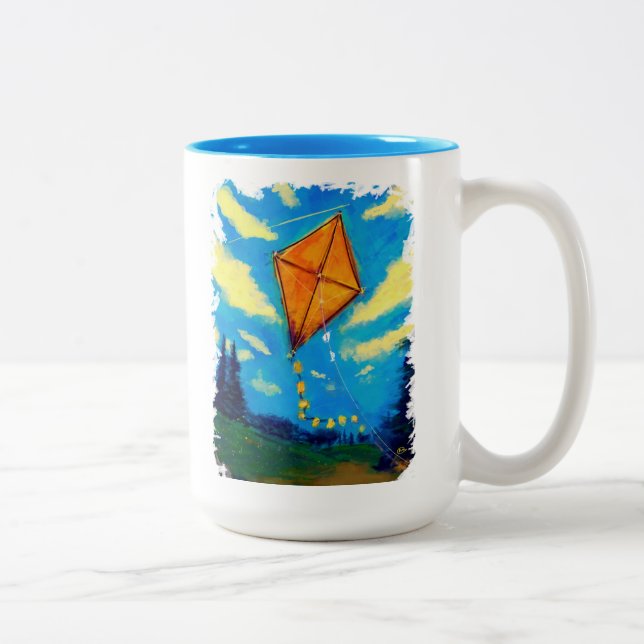 Va la mosca una cometa - taza (Derecha)