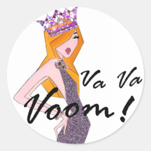 ¡Va va voom! Pegatinas de Diva