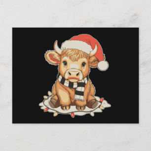 Vaca Altura de Navidad Moo Temporada de Vacaciones