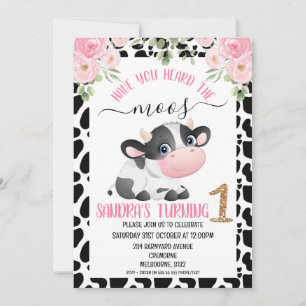 Vaca Blanca Negra Ha Escuchado La Invitación Moos