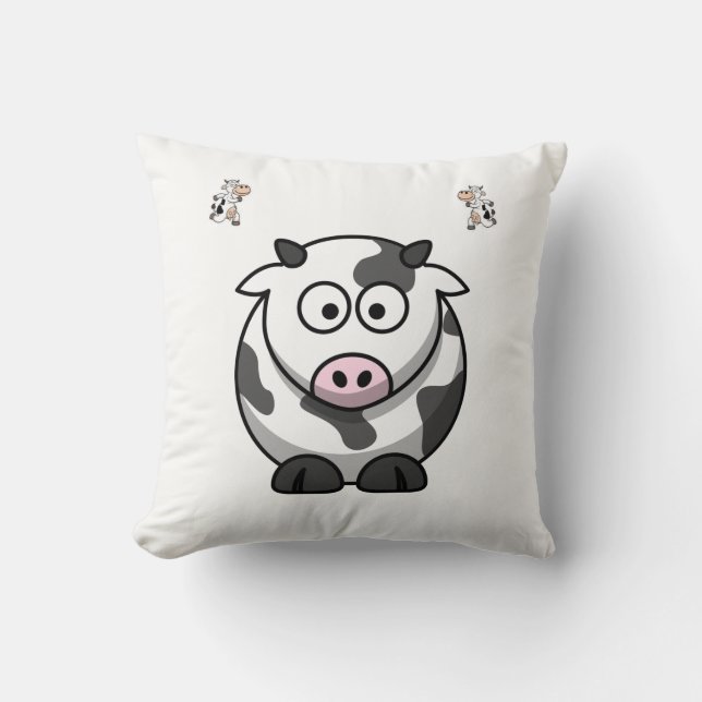 Vaca Cojín decorativo (Anverso)