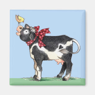 Vaca con el arco - imán