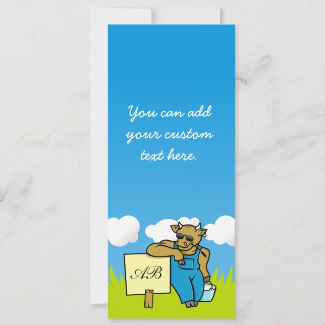 Vaca con Rótulo (Anverso)