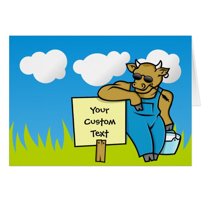 Vaca con signo (Anverso (Horizontal))