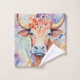 Vaca de acuarela Bubbly suave
