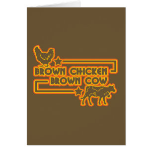 Vaca de Brown del pollo de Brown