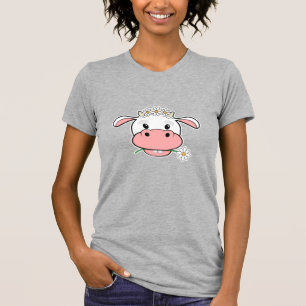 Vaca de dibujos animados linda Camiseta de anima