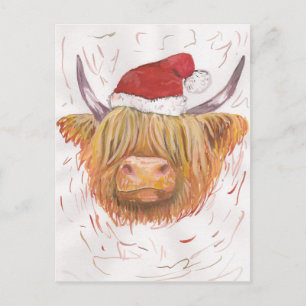 vaca de la montaña del coo del navidad con el