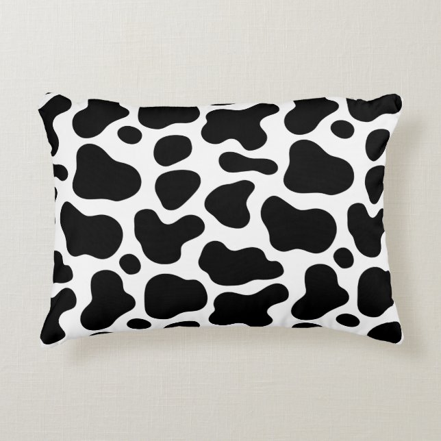 Vaca de vaca 12x16 acentos de almohada (Anverso)