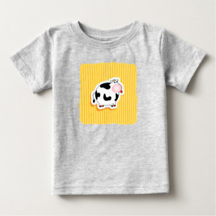 Vaca divertida, camiseta