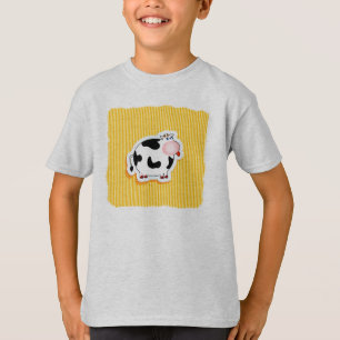 Vaca divertida, camiseta