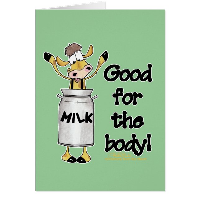 Vaca en lata de leche (Frente)