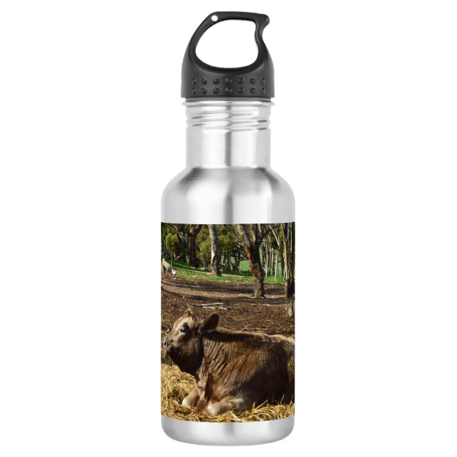 Vaca Es Una Vida Agrícola, Botella De Agua (Anverso)