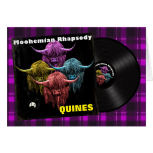 Vaca escocesa de la montaña. Rapsodia de Moohemian