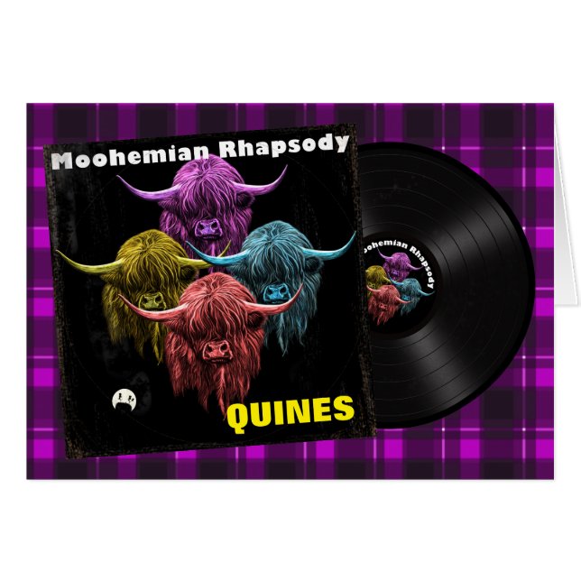 Vaca escocesa de la montaña. Rapsodia de Moohemian (Anverso (Horizontal))
