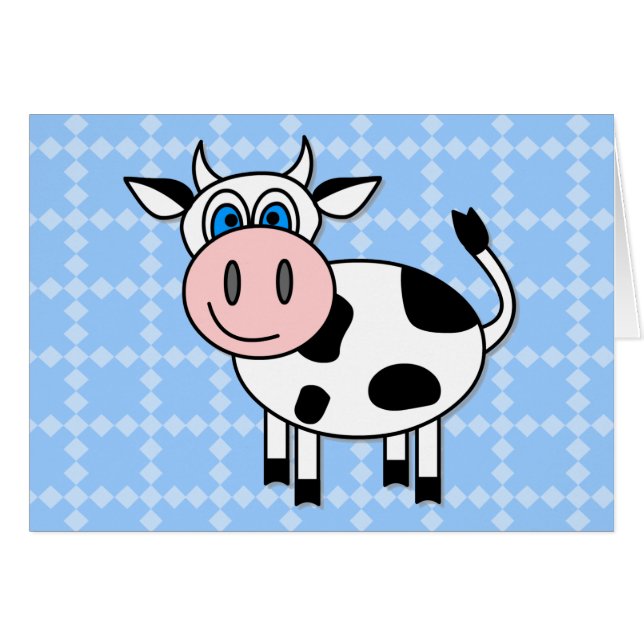 ¡Vaca feliz - personalizable! (Anverso (Horizontal))