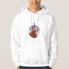 Vaca Highland adorable con sudadera navideña de so