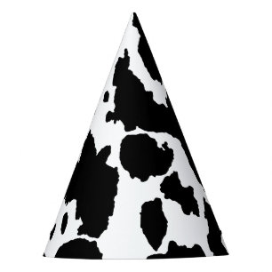 Vaca Ocultar Gorra de Fiesta de impresión