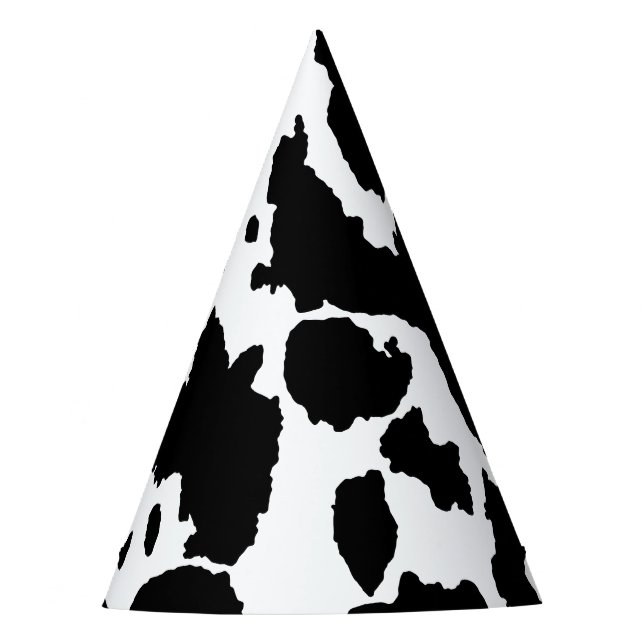 Vaca Ocultar Gorra de Fiesta de impresión (Anverso)