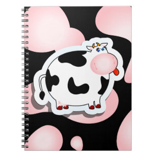 vaca personalizado, cuaderno