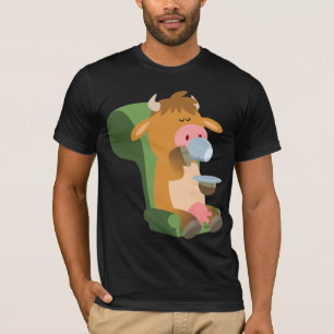 Vaca Personalizado y una bonita camiseta cuppa