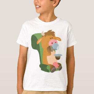 Vaca Personalizado y una bonita camiseta para niño