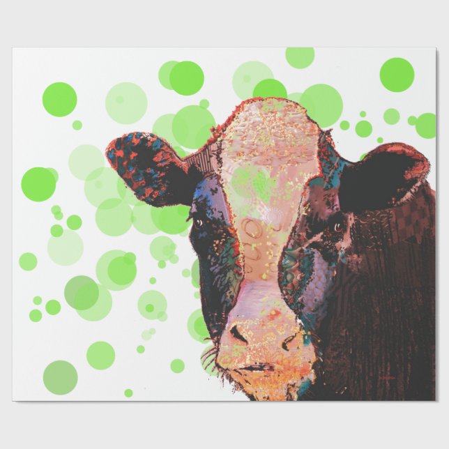 VACA QUERIDA - papel de embalaje (Superficie plana)