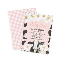 Vaca Sagrada Soy Una Invitación de Cumpleaños de D