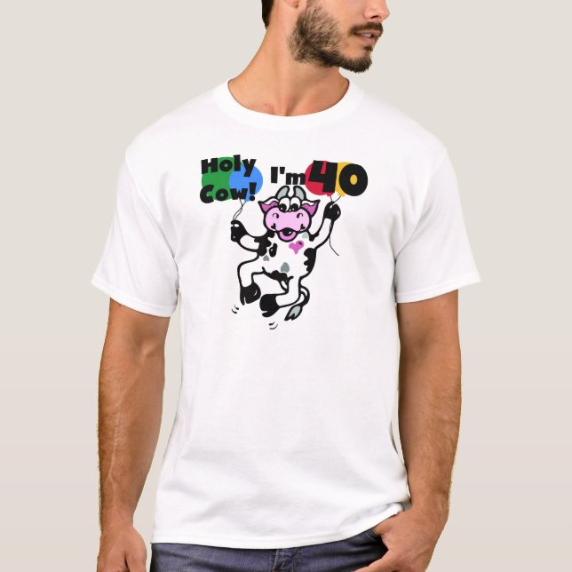 Vaca santa soy 40 camisetas y regalos (Anverso)