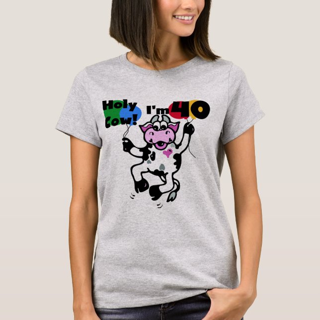 Vaca santa soy 40 camisetas y regalos (Anverso)