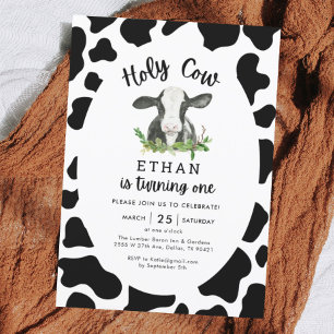 Vaca Santa Soy un chico de vaca Invitación al prim