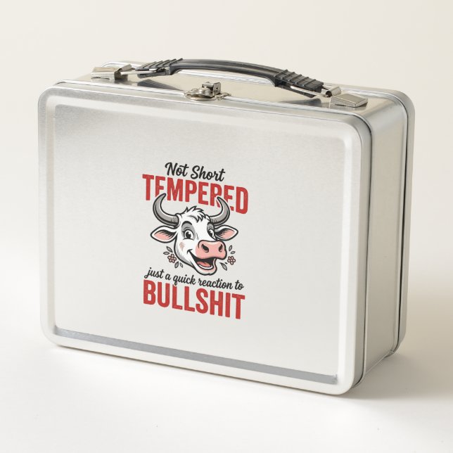 Vaca Vintage de Temperamento Divertido (Anverso)