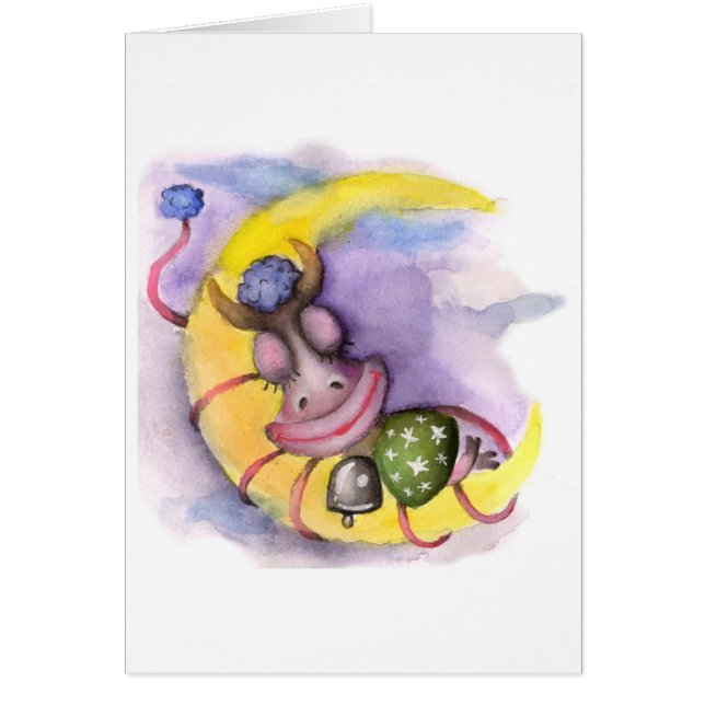 Vaca y luna (Frente)