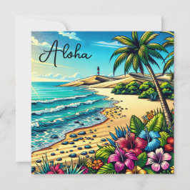 Vacaciones de Aloha en el Océano Tropical