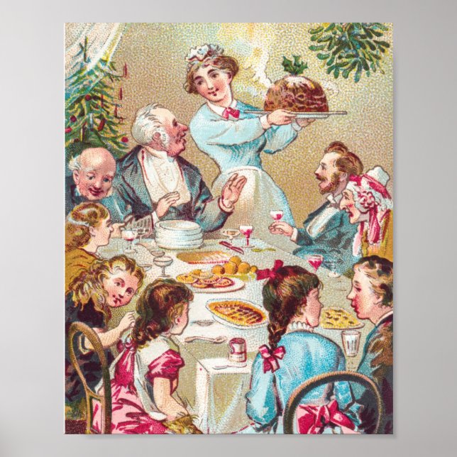 vacaciones de arte vintage de navidades (Frente)