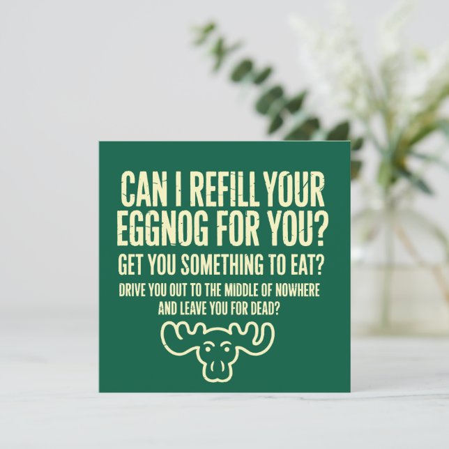 Vacaciones de Navidad ¿Puedo Rellenar Tu Rompope p (Anverso de pie)