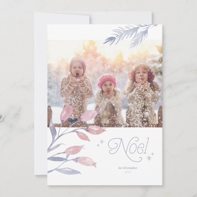 Vacaciones de Navidades de Pale Winter Berries (Anverso)