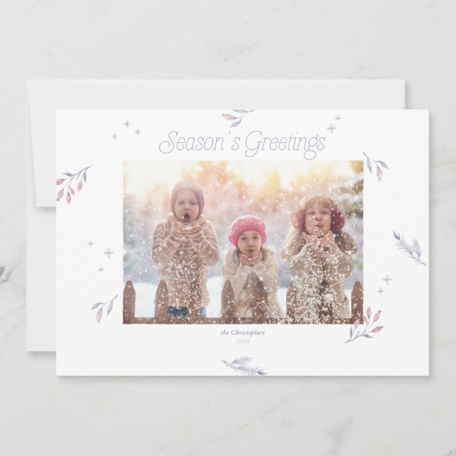 Vacaciones de Navidades de Pale Winter Berries (Anverso)