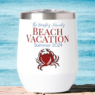 Vacaciones de reunión de cruceros por la playa de