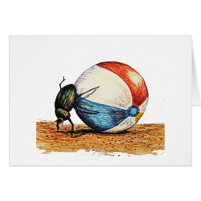 Vacaciones del escarabajo de estiércol (Anverso (Horizontal))