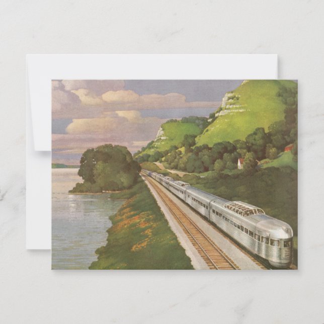 Vacaciones en tren de cosecha, locomotoras en el c (Anverso)